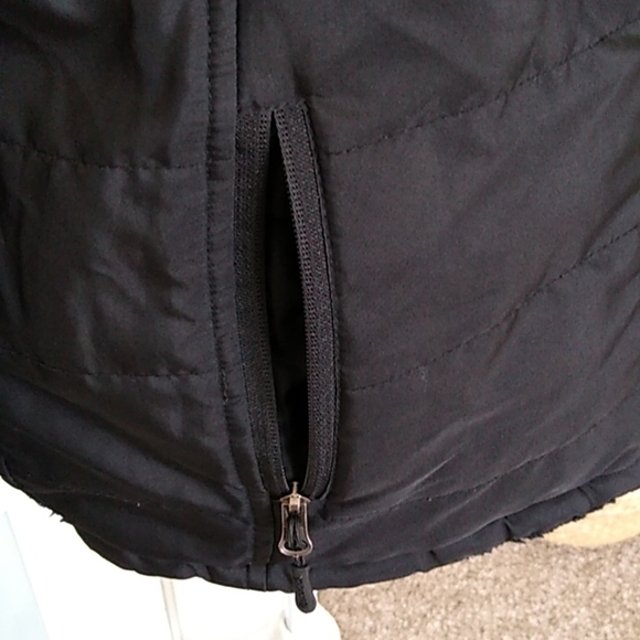 Reebok Faux Fur Reversible Black Jacket - Picture 7 of 16